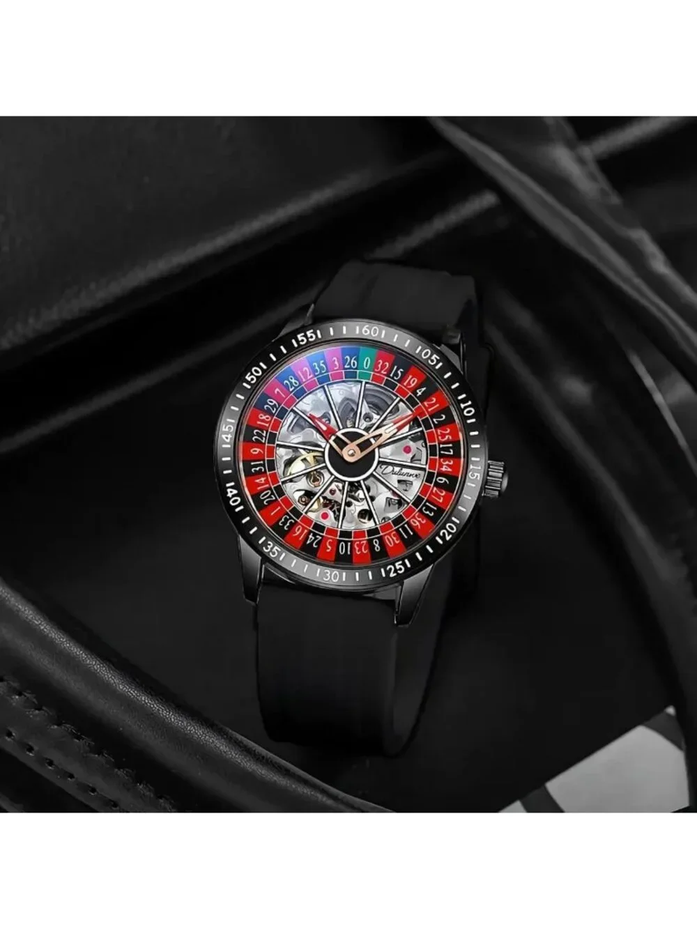 Stylish Automatic Mechanical Men's Watch | Hollow Skeleton Design, Waterproof